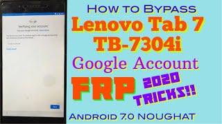 Lenovo Tab 7 TB-7304i FRP Bypass