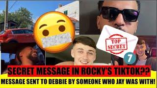 SECRET MESSAGE FROM ROCKY IN LAST TIKTOK POST!! | GOING OVER A MESSAGE SENT TO DEBBIE AT THE START!!