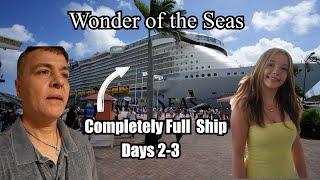 BIGGEST CRUISESHIP 2022.  Days 2 and 3 (cruising days) on this FULLY SOLD OUT SHIP of over 7000 pass