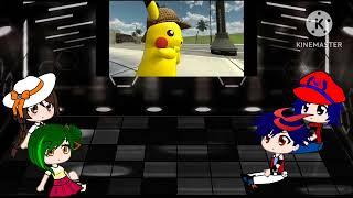 fandom reacts to SMG4: detective Mario & Pikachu