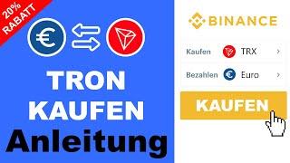 Tron (TRX) kaufen ANLEITUNG  Schritt-für-Schritt (0,08% Gebühren)