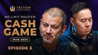 No Limit Hold'em CASH GAME | Episode 3 - Triton Poker Jeju 2024 (Part 3)