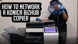 #konica #copier #network The EASIEST way to network a Konica Bizhub copier