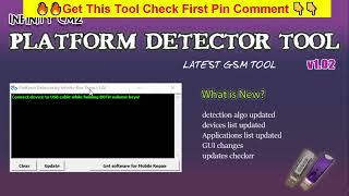 Infinity CM2 Platform Detector Tool v1.02 | InfinityBox New Setup | How To Use Infinity CM2 MTK