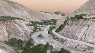 3D model Sebzor valley in Tajikistan