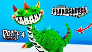 Making Pianosaurus Poppy Playtime Chapter 4 with CLAY - tutorial