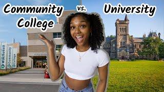 Community College vs. University | What's the difference ? + Tips to transfer!