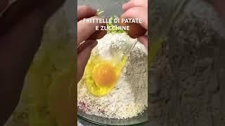 #fritelle di #patate e #zucchineRICETTAIL TRIANGOLO BIANCO ALLA TUA SINISTRA