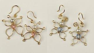 Wire Butterfly Wings Earrings Tutorial