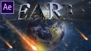 3D Earth With Rotating Text Tutorial In After Effects Element 3D