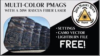 PMAG Fiber Laser settings and LightBurn Tutorial with FREE files