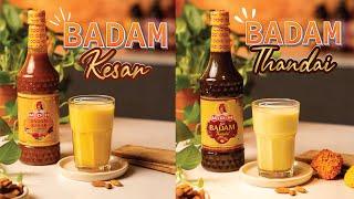 Sumer Special MDH Badam Kesar & MDH Badam Thandai | MDH Syrups Recipe | 4K Video #MDHSyrups