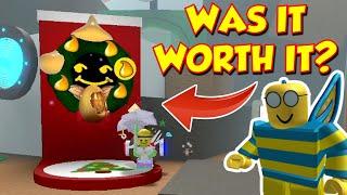 HONEY BEE HONEY WREATH - WAS IT REALLY WORTH IT? - BEE SWARM SIMULATOR BEESMAS