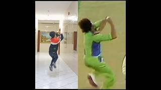 Imran Khan bowling Copy's  || #shorts #youtubeshorts #shortsfeed #cricket