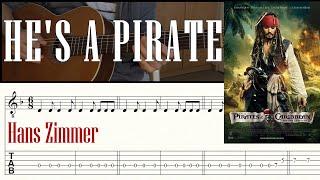 HE'S A PIRATE | HANS ZIMMER | Pirates of the caribbean | Sheet Music & TABs