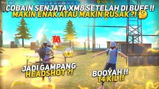 SOLO VS SQUAD COBAIN PAKE SENJATA XM8 SETELAH DI BUUF !! GILA OP PARAH !! - FREE FIRE INDONESIA