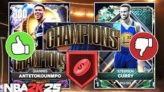 NEW CHAMPIONS CARDS IN NBA 2K25 MyTEAM! WHICH PLAYERS ARE WORTH BUYING?