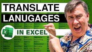 Excel - Language Translation: a Better Solution Using Power Query - Episode 2510