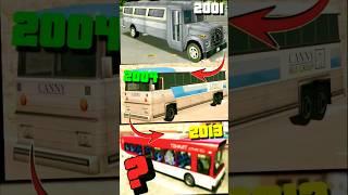 EVOLUTION Of Bus  In Grand Theft Auto Games (2001-2013) #shorts #gta5 #gta