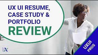 UX UI Portfolio & Case Study REVIEW *** FIND A JOB IN UX