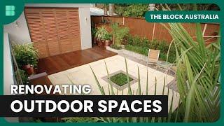 Backyard Landscaping on a Budget | The Block Australia | Reality TV