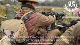 Great War Vickers Machine Gun in the Trenches - Supporting Zeitgeist Tours