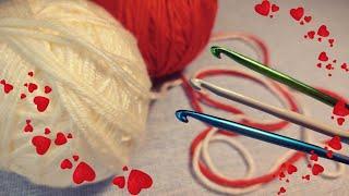 Crochet lessons for beginnersSimple crochet pattern. Needlework and creativity