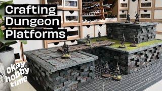 Crafting dungeon platforms | Vertical terrain for D&D, Warhammer, and more