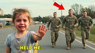 A 3 Year Old Girl Secretly Gave A Rescue Signal At The Rest Stop… A Soldier Saw It And…