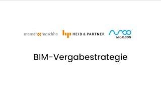 BIM kurz erklärt: BIM-Vergabestrategie