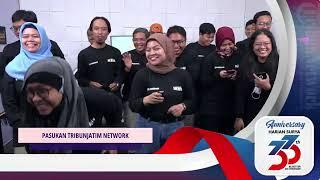 PASUKAN TRIBUN JATIM NETWORK - UCAPAN SELAMAT HUT ke-33 HARIAN SURYA