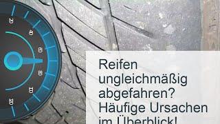 Reifen ungleichmäßig bzw. innen / außen abgefahren?