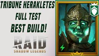 Tribune Herakletes FULL TEST!! Hydra and Arena | Best Build & Guide | Raid Shadow Legends