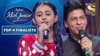 Debanjana की गायकी ने किया SRK को खूब Impress! | Indian Idol Junior 7 | Top 4 Finalists