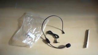 Pädagogisch vorträge Headset Mikrofon Verstärker 3.5mm Audio-schnittstelle - Unboxing