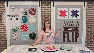 Quilt of the Month: Stitch and Flip Tutorial