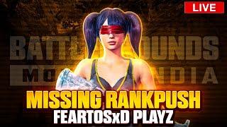 MISSING RANKPUSH ? | BGMI 3.0 UPDATE | FEARTOSXD PLAYZ LIVE