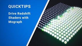 C4D Quicktips: Drive Redshift Shaders with Mograph