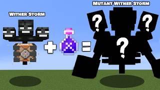 The Wither Storm Transformations! All Mobs and Bosses' Transformations in Minecraft!