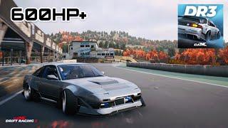 Playing TOP-32 XDS Ebisu Jump (Nissan 180sx) with 2JZ Engine Swap - CarX Drift Racing 3 BETA