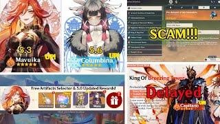 NEW UPDATE!! Confirmed Mavuika Info, Capitano Delayed, Columbina Banner & Scam? - Genshin Impact