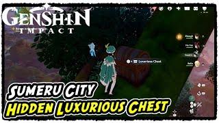 Sumeru City Hidden Luxurious Chest Location Genshin Impact