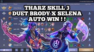 MAGIC CHESS || MOBILE LEGENDS COMMANDER THARZ SKILL 3 DUETIN BRODY X SELENA ! EZZ WIN !!