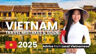 20 Vietnam Travel Mistakes & Tips ONLY Locals Know! (Must-Watch Before You Go!)