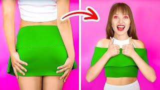 AWESOME CLOTHES HACKS FOR GIRLS ||Clothes Hacks & Easy Fashion Tricks By 123GO! GOLD