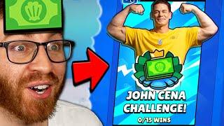 Going 45-1 in JOHN CENA Challenge for FREE Krusty Kash!