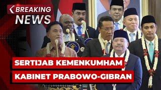 BREAKING NEWS - Sertijab Kementerian Hukum dan HAM Kabinet Prabowo-Gibran