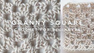 Basic Granny Square - Crochet tutorials for beginners | CrochetObjet knitting