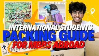 Ultimate Packing Guide for MBBS Abroad! | How to pack your bags before going to Russia | #mbbsabroad