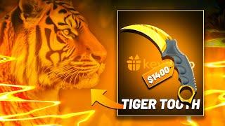 WE WON AN INSANE $1400 KARAMBIT TIGER TOOTH ON KEYDROP!